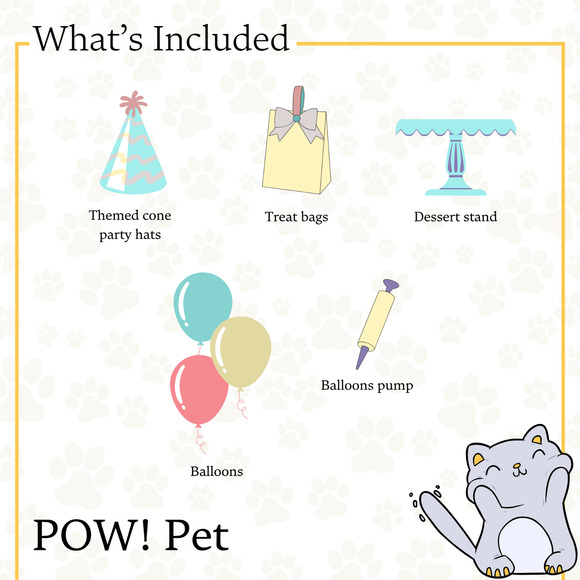 POW! Comic book Hero themed | Pet Party Box - Picture 2 of 4